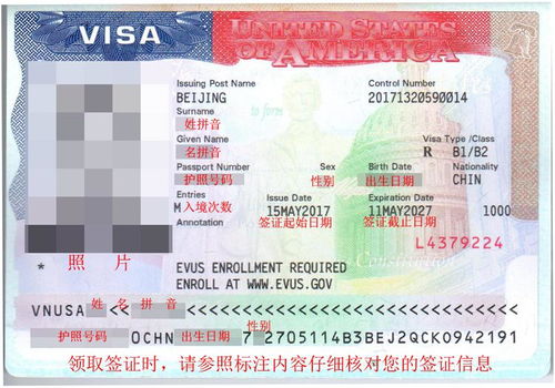 美国签证什么样-美国十年往返都包括什么类型签证
