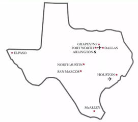德克萨斯州城市分布-美国德克萨斯州所有的城市分别是什么