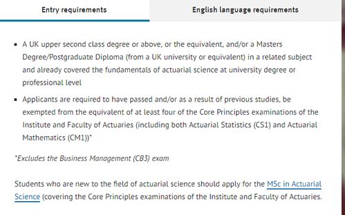卡斯商学院精算本科申请条件-卡斯商学院精算研究生申请条件