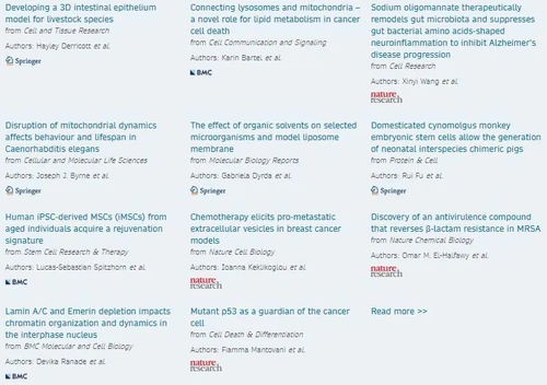 2019细胞生物学排名-2019年全球生物医学前十科研机构排名