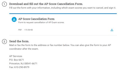ap考完可以免费取消嘛-2020年AP考试成绩寄送与成绩取消