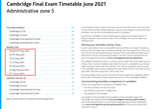 igcse考试是什么时候-IGCSE考试介绍+考试时间表