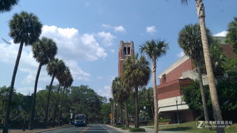 佛罗里达大学校园地图-美国著名大学