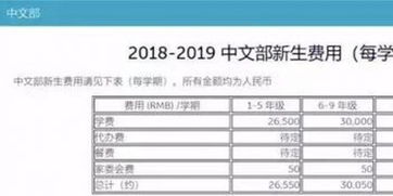 中芯小学学费-上海市中芯国际学校