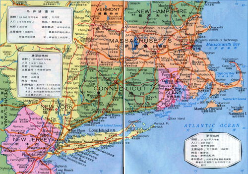 波士顿治安分布图-美国留学衣食住行之留学波士顿