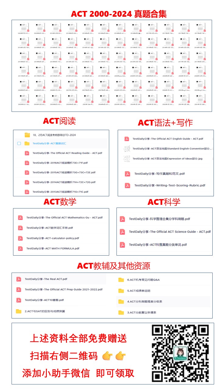 ACT有多少个词汇-ACT精选核心词汇汇总表