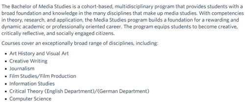 哥伦比亚大学新媒体专业-2021年美国大学研究生新媒体专业排名美国新媒体专业分为