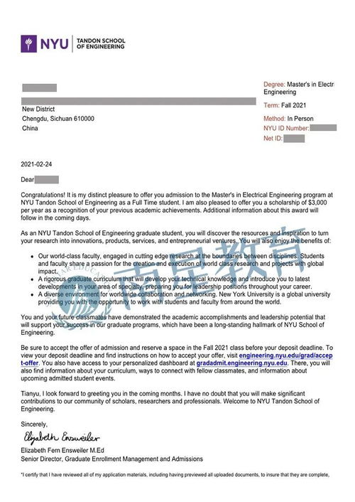 纽约大学申请条件研究生-2020年纽约大学硕士申请条件