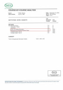 wes多少分算高-WES认证终于拖出结果了