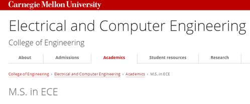 CMU的ECE硕士研究生怎么样-康奈尔、宾大、哥大、CMU和密歇根的EE或ECE硕士有面试吗