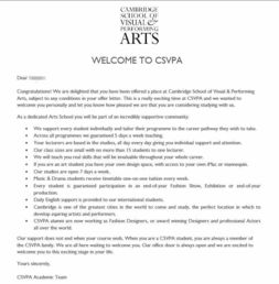 剑桥视觉csvpa-剑桥视觉及表演艺术学校怎么样