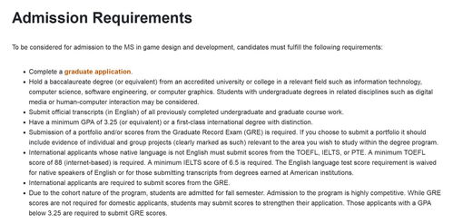 纽约大学游戏设计申请难度-纽约大学游戏设计硕士带奖录取案例