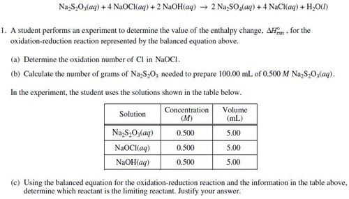 AP 化学真题-2017APChemistry化学真题系列之选择题免费下载