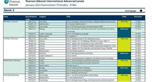 Alevel考试1月考试-速看爱德思2021年1月Alevel考试安排已出