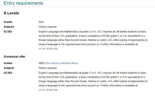 ucl对alevel的要求-ucl教育专业alevel要求是什么