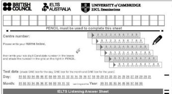 雅思 答题卡-最新剑桥雅思答题卡下载高清版PDF