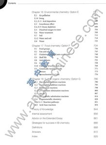 ib化学中HL中文-IB课程化学ChemistryHL介绍