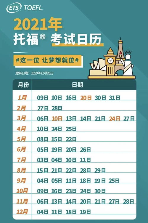 2021年托福考试大庆有考场吗-2021年托福考试又新增3个考试日期