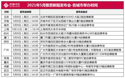 2021年8月成都雅思考试时间-2021年雅思考试时间一览表