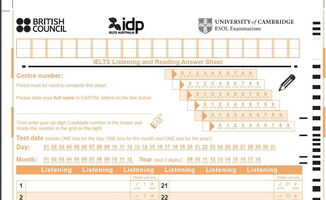 雅思答题纸pdf-雅思考试答题纸下载分享