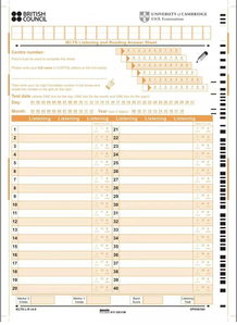 雅思考试答题卡填写示范-雅思考试答题卡如何填写