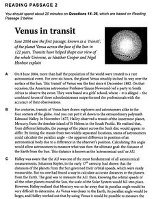 剑桥雅思9test2passage2阅读-剑桥雅思9Test2阅读Passage2答案解析venusintransit